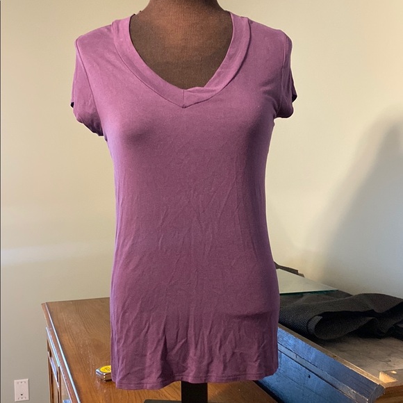 Merona Pink Fitted Short Sleeve T-Shirt - Picture 1 of 4